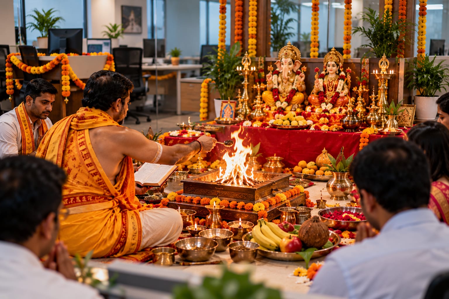 Office and Business Puja